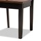 Baxton Studio Luisa Modern and Contemporary Two-Tone Dark Brown and Walnut Brown Finished Wood 5-Piece Dining Set 178-11384-8026-Zoro - alternate 8